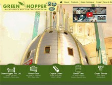 Tablet Screenshot of greenhopper.in